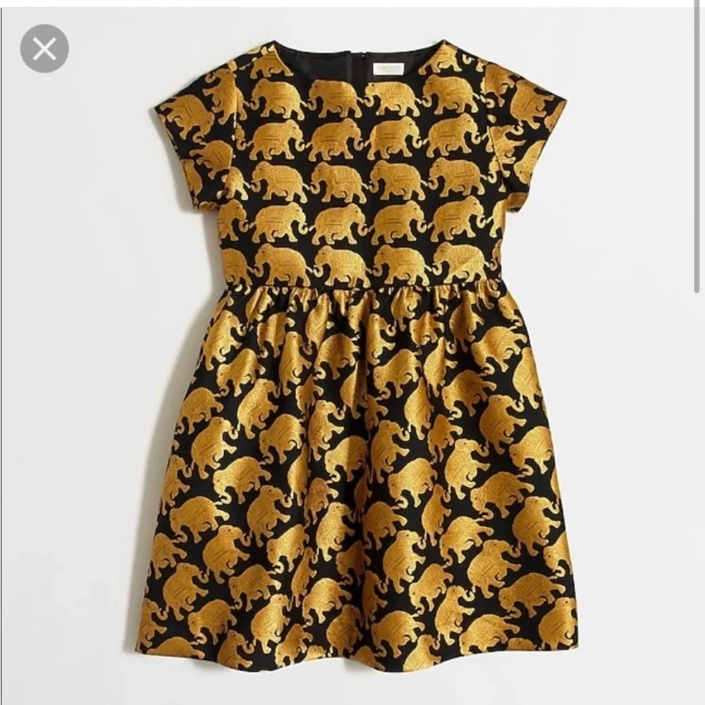 J. Crew Crewcuts elephant parade dress 5